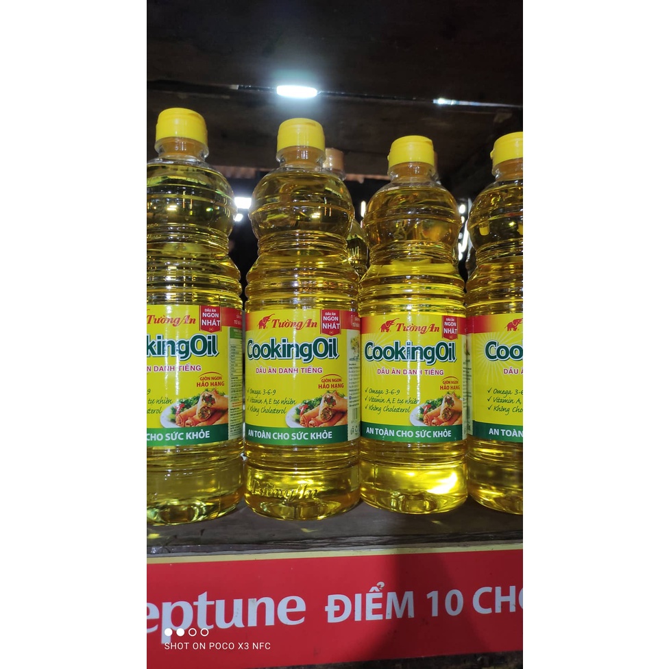 Dầu thực vật Tường An Cooking Oil chai 1 lít