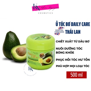 Ủ tóc bơ daily care hair treatment thái lan, phục hồi tóc hư tổn hũ 500ml