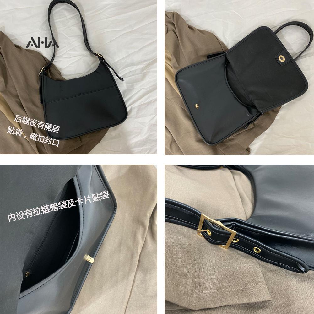 Túi xách AHA OFFICIAL đeo vai cỡ lớn phong cách retro thời trang cho nữ