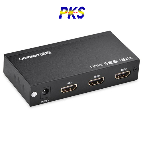 Bộ chia cổng HDMI 1 cổng ra 2 cổng Hỗ trợ full HD UGREEN 40201 - hàng chính hãng