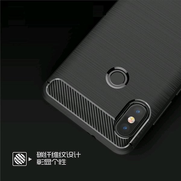 Ipaky Ốp Điện Thoại Tpu Silicon Mềm Sợi Carbon Cho Xiaomi Redmi Note 5 / 5 Pro 5pro