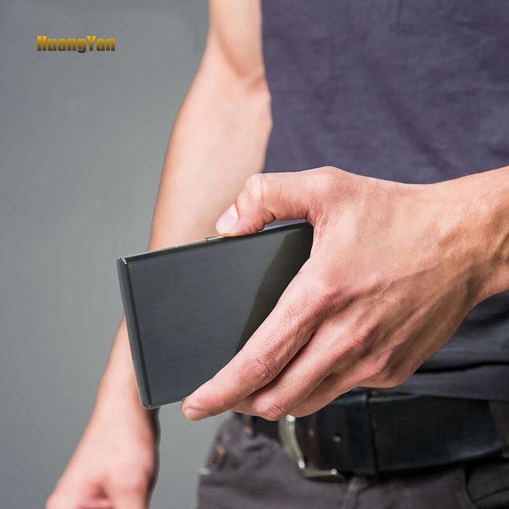 Hộp đựng thẻ bằng thép không gỉ RFID | BigBuy360 - bigbuy360.vn