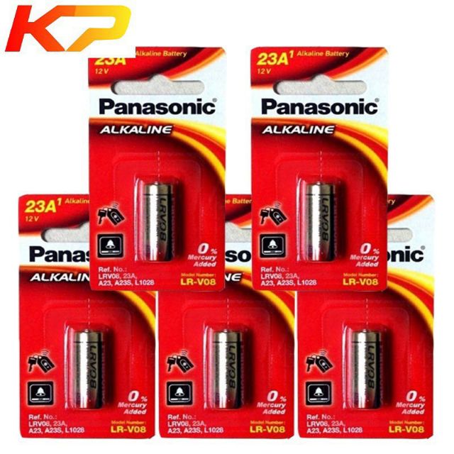 Pin Alkaline Panasonic 23A 12V LR-V08 Pin Cửa Cuốn , Điều Khiển Xe