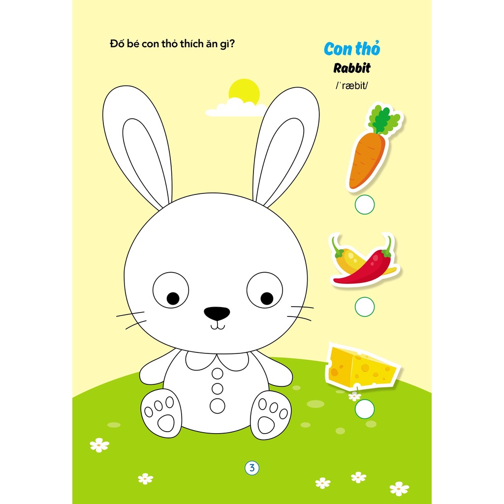 Sách - Bộ Tô Màu Phát Triển Trí Thông Minh Song Ngữ Anh Việt Cho Bé Từ 2 - 6 Tuổi