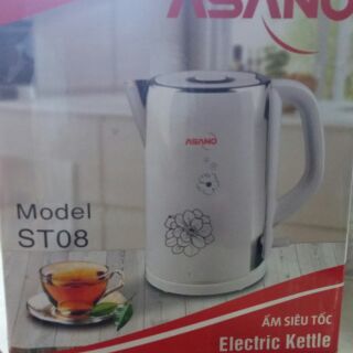 Ấm đun nước siêu tốc asano 1.8lit