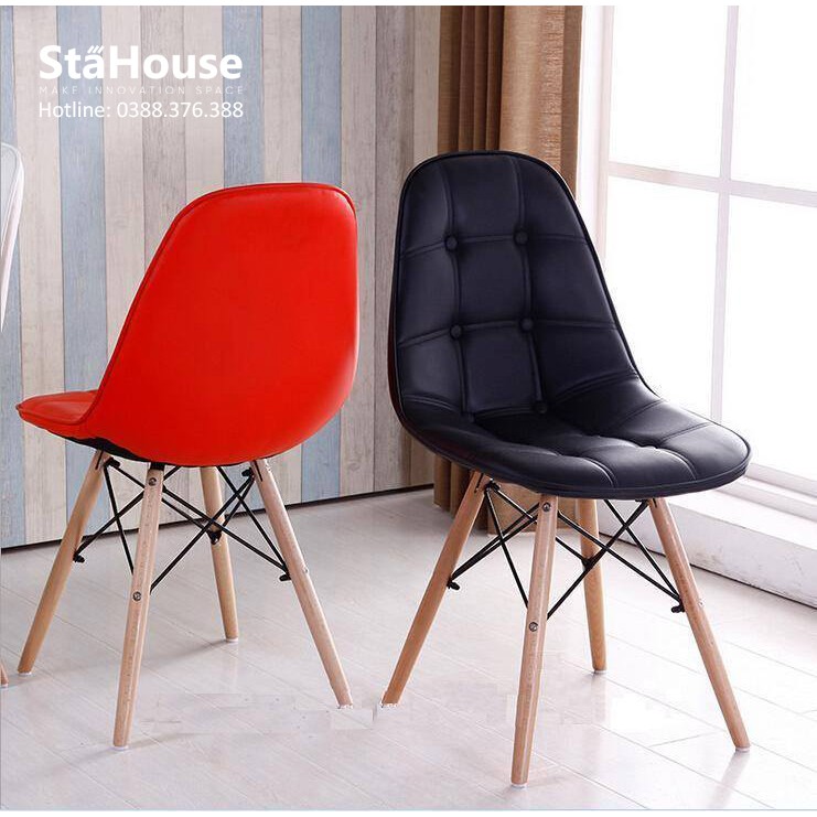 [Mã LIFEBKA5 giảm 10% tối đa 1 Triệu đơn 500k] Ghế eames da cúc đa năng