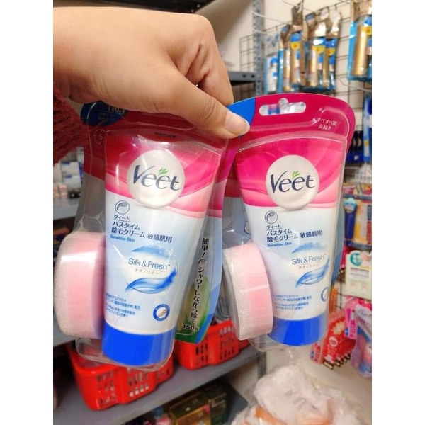 Kem tẩy lông VEET NATURALS Nội địa Nhật Bản 150g