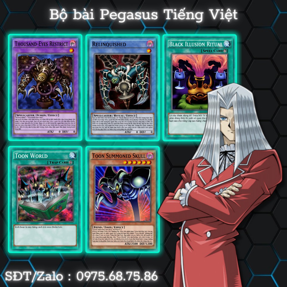 Bài Yugioh Tiếng Việt - Bộ bài Pegasus