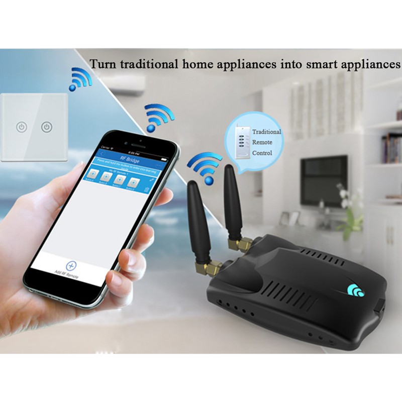 Bộ Điều Khiển Tần Số Kép Không Dây Wifi Rf 315 / 433mhz I2Vn