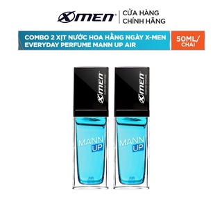 Combo 2 Xịt nước hoa hằng ngày X-Men Everyday Perfume Mann Up Air 50ml/chai