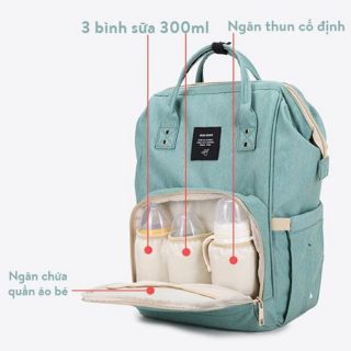 Ba Lô Bỉm Sữa Cho Mẹ Bé ( Có Ảnh Thật )