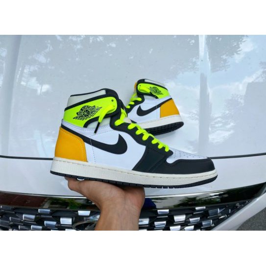 Dây Giày Thể Thao Sneaker Jordan 1 Volt Gold Vàng Neon Chính Hãng