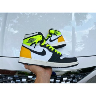 Dây Giày Thể Thao Sneaker Jordan 1 Volt Gold Vàng Neon Chính Hãng (1 Cặp)