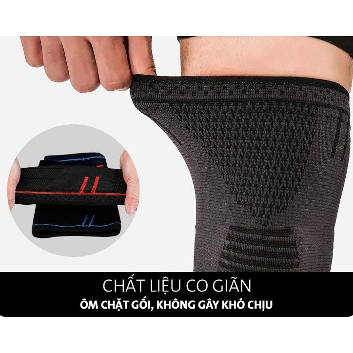 Bó Gối Đàn Hồi 4 Chiều - Băng Gối Co Dãn - Hàng Chính Hãng AOLIKES