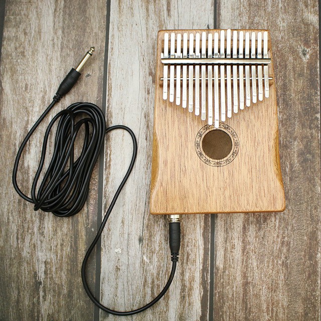 [CÓ SẴN] CÓ EQ- Đàn kalimba 17 phím gỗ nguyên khối Mahagony GECKO000074-