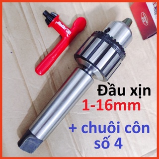 Bộ đầu kẹp mũi khoan 1-16mm jiehe cao cấp + chuôi côn mt4