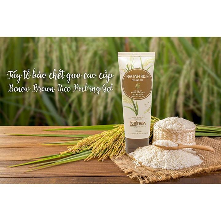 Tẩy tế bào chết gạo da mặt cao cấp Benew Brown Rice Peeling Gel Cao Cấp Hàn Quốc 120ML - Hàng Chính Hãng | BigBuy360 - bigbuy360.vn