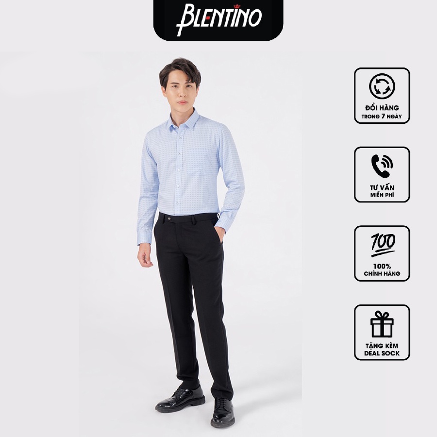 Áo Sơ Mi Nam Dài Tay Tuyệt Đẹp Blentino BSM08 - Hàng Chính Hãng