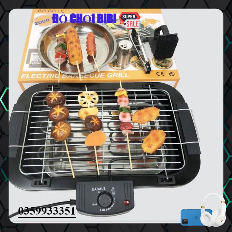 Bếp vỉ nướng điện không khói BBG - Electric BarBecue Grill 2000W