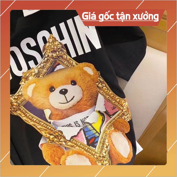 XẢ KHO Áo thun gia đình MOSCHINO ⚡💓FREESHIP⚡💓, Áo thun chất liệu cao cấp, in hình thời trang, đủ size cho mẹ và bé.