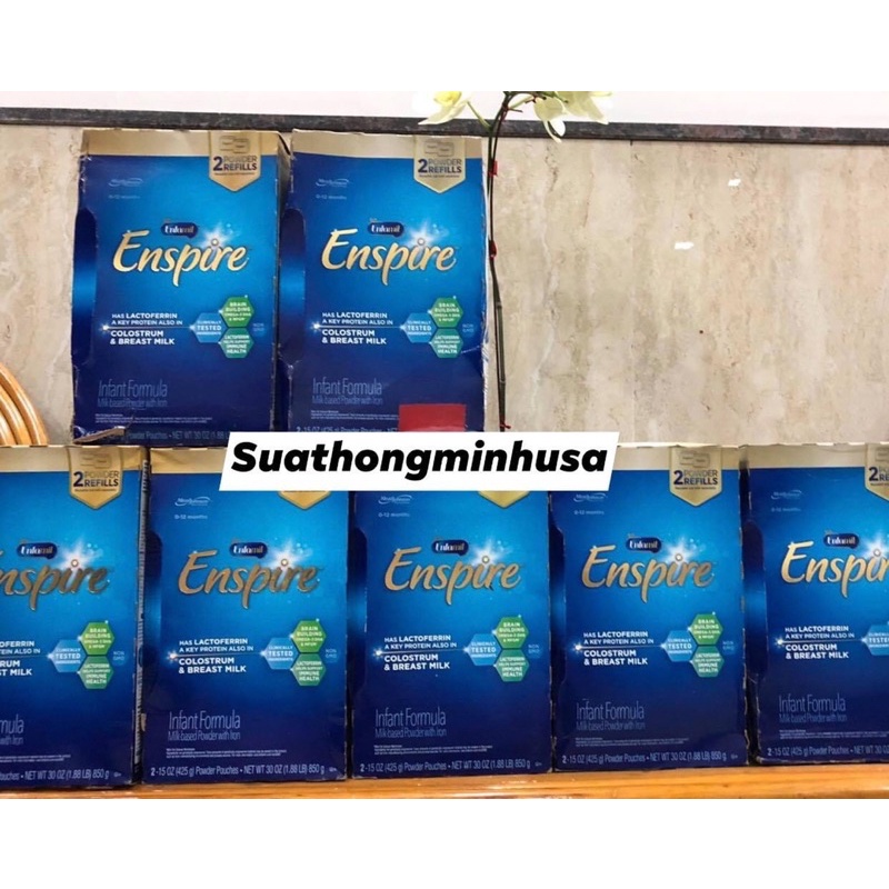 Sữa Enspire hàng chuẩn Mỹ đi air 850g