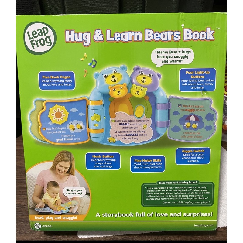 Đồ chơi Leapfrog - Sách nhạc Hugs and Learn Bear book