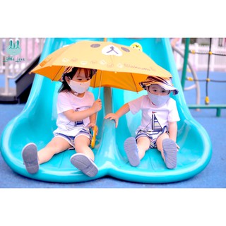 Set 2 khẩu trang 2 lớp Bamboo cho bé 0-8 tuổi