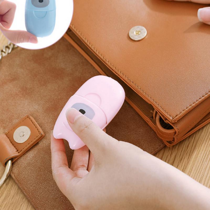 [Hàng mới về] Hộp 50 xà phòng giấy rửa tay dùng một lần tiện lợi bảo vệ môi trường