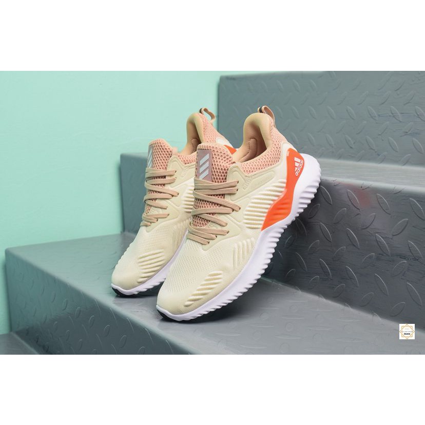 Giày Thể Thao Alphabounce Beyond 2018 Cream White Red Màu Kem Trắng Sữa đế Trắng đỏ Cực Êm Thoáng Khí  Clever Man Store