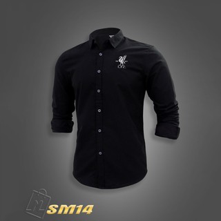Áo Sơ Mi Tay Dài Fraser Cao Cấp - Logo Liverpool