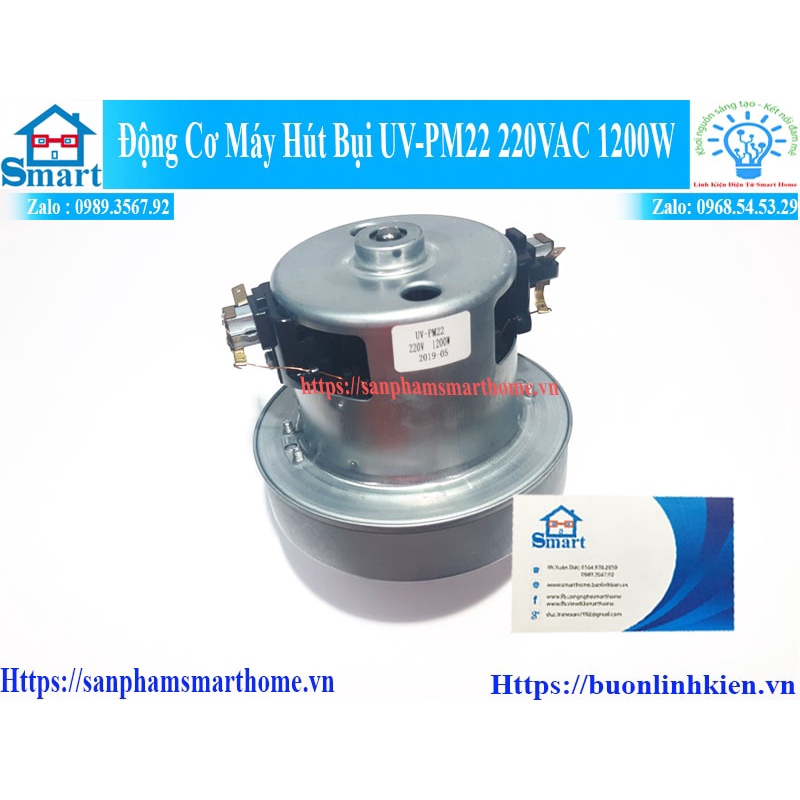 Motor động cơ máy hút bụi công suất 1200W Dây đồng
