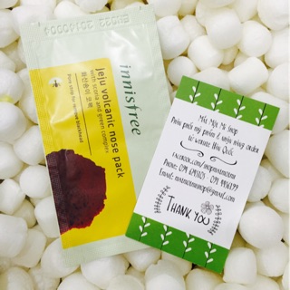 Miếng lột mụn Jeju volcanic nose pack chiết xuất tro núi lửa