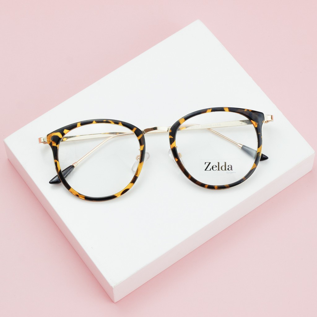 Gọng kính cận nam nữ lắp cận sẵn kính mắt mèo đổi màu, chống ánh sáng xanh - GZ9237 Eyepro
