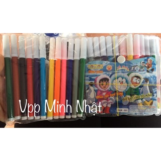 Bút lông tô màu/ bút dạ màu 12 màu Háon (loại to)