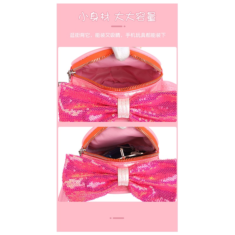 Túi Đeo Chéo Oxford Hình Hoạt Hình Frozen Cho Bé Gái