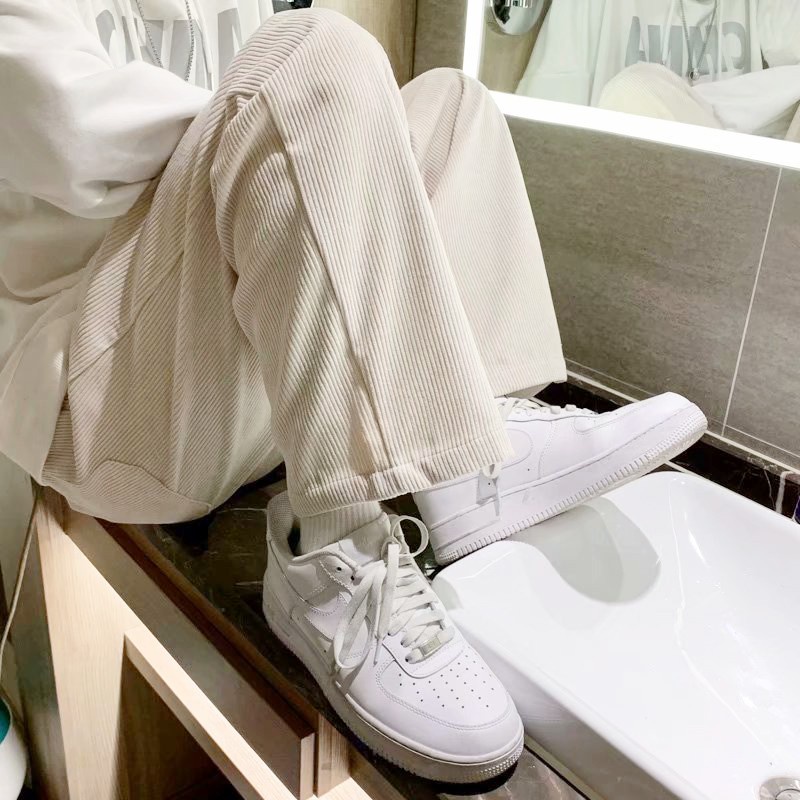 KCJ Men's Quần Kaki Ống Rộng Lưng Thun Rút Dây Phong Cách Hàn Quốc Cho Nam (3 Màu) - Hàng mới về