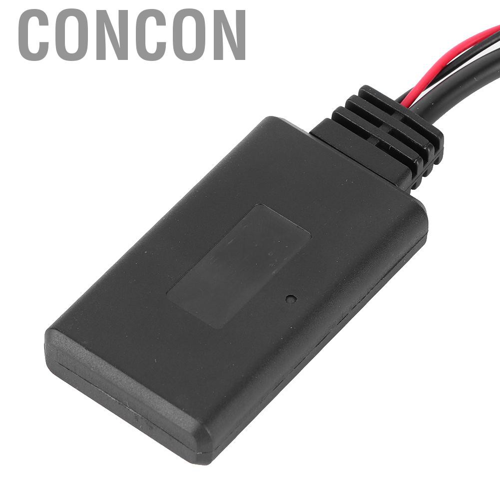 CONCON Universal Bluetooth AUX Receiver Module 2 RCA AUX‑IN Adapter for Car Audio ABS