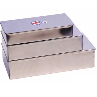 Hộp inox chữ nhật đựng dụng cụ các cỡ