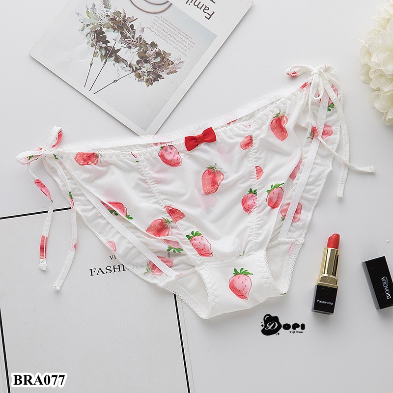 (BRA077) Quần lót lụa quần chíp đồ lót mềm mại cao cấp cạp dây sexy | BigBuy360 - bigbuy360.vn