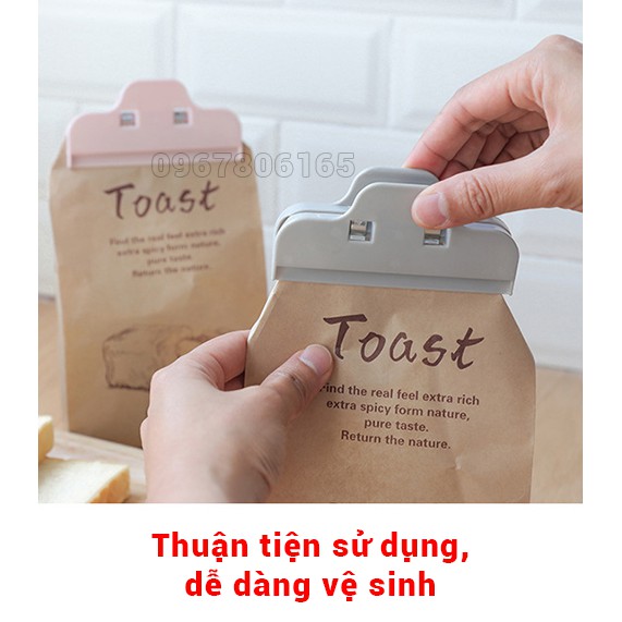 Kẹp nhựa niêm phong túi bảo quản thực phẩm