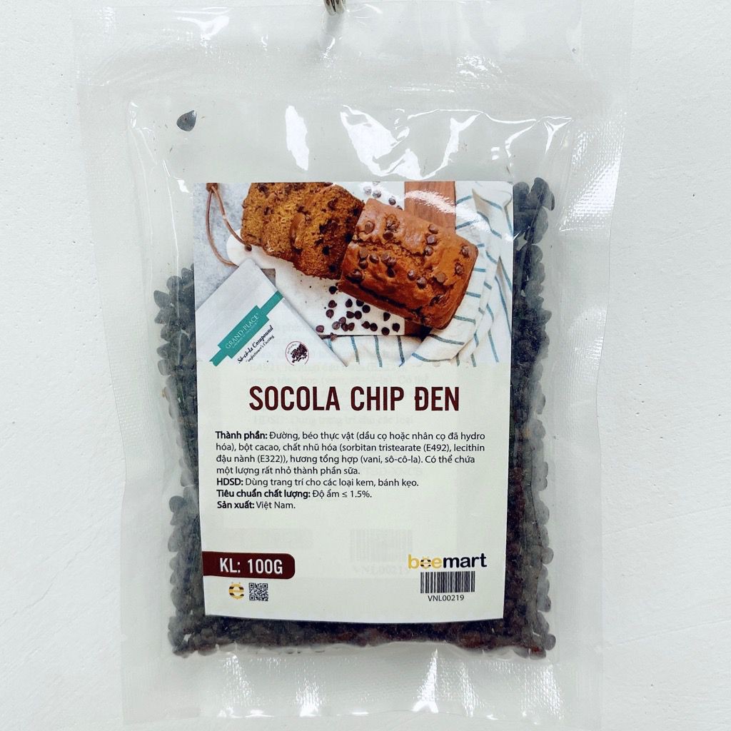 Socola chip đen 100gr