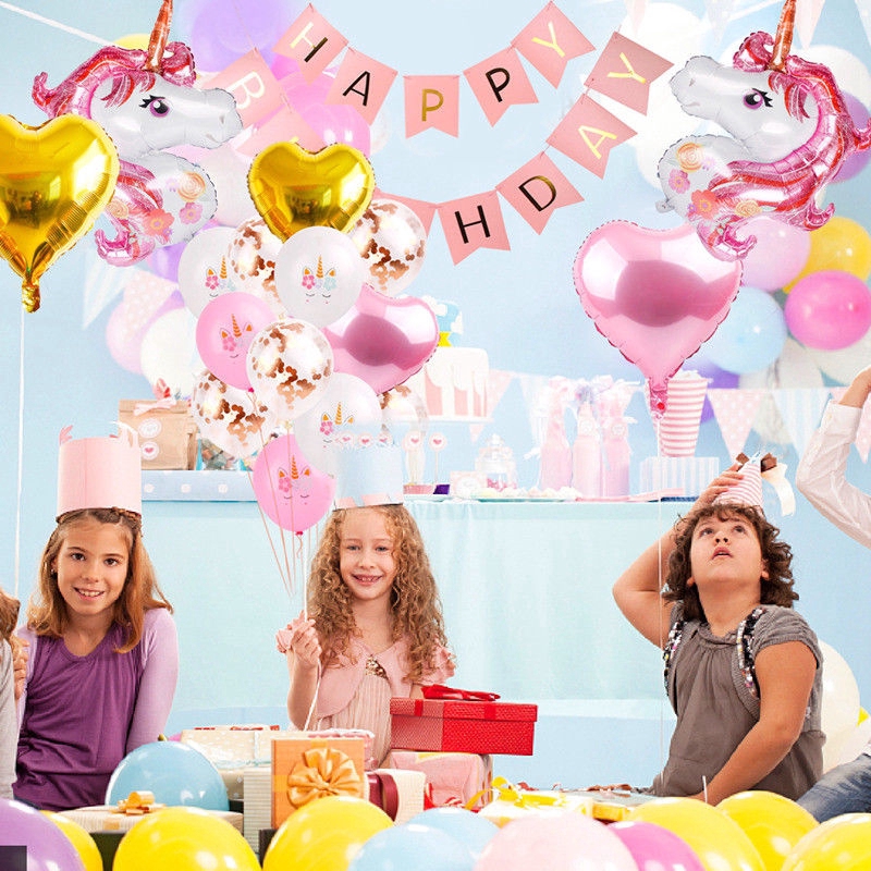 39 chiếc bóng bay chúc mừng sinh nhật hình kì lân