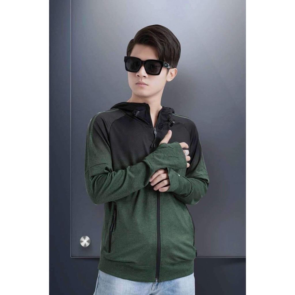 Áo chống nắng nam 💖𝑭𝑹𝑬𝑬𝑺𝑯𝑰𝑷💖 thời trang vải thông hơi cao cấp có mũ trùm | BigBuy360 - bigbuy360.vn