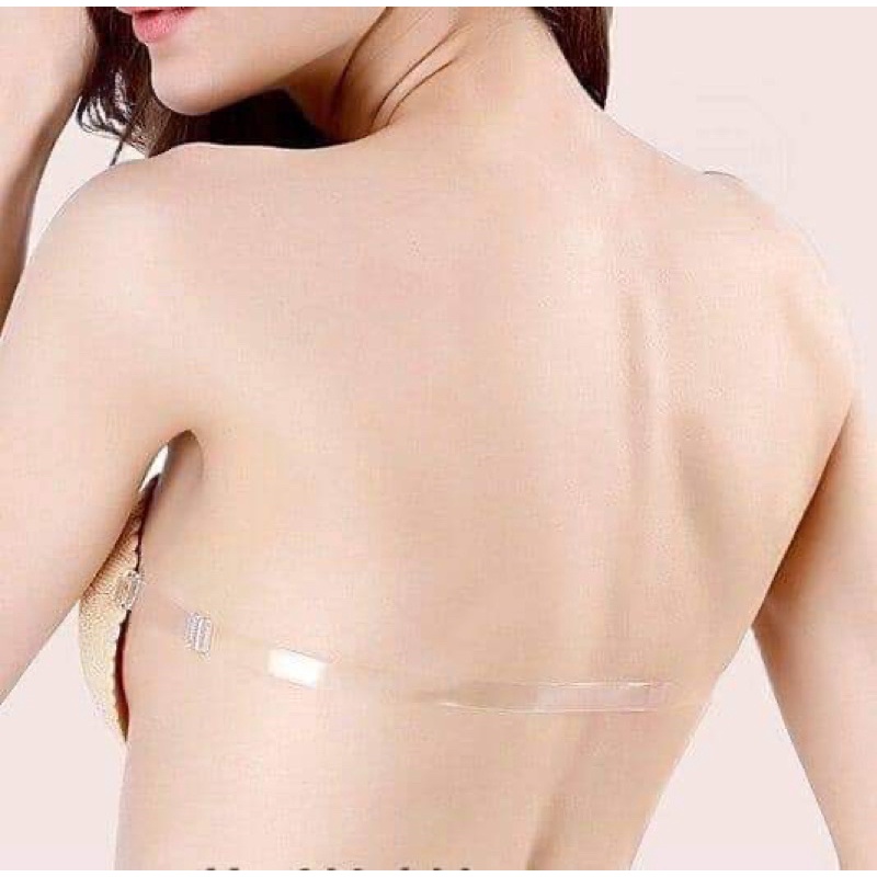 Áo Lót Dán Cài Ngực Kèm Dây Lưng Trong Siêu Độn Nâng 3CM&6CM - mặc váy,đầm body, đầm hở lưng hoàn hảo loại 1