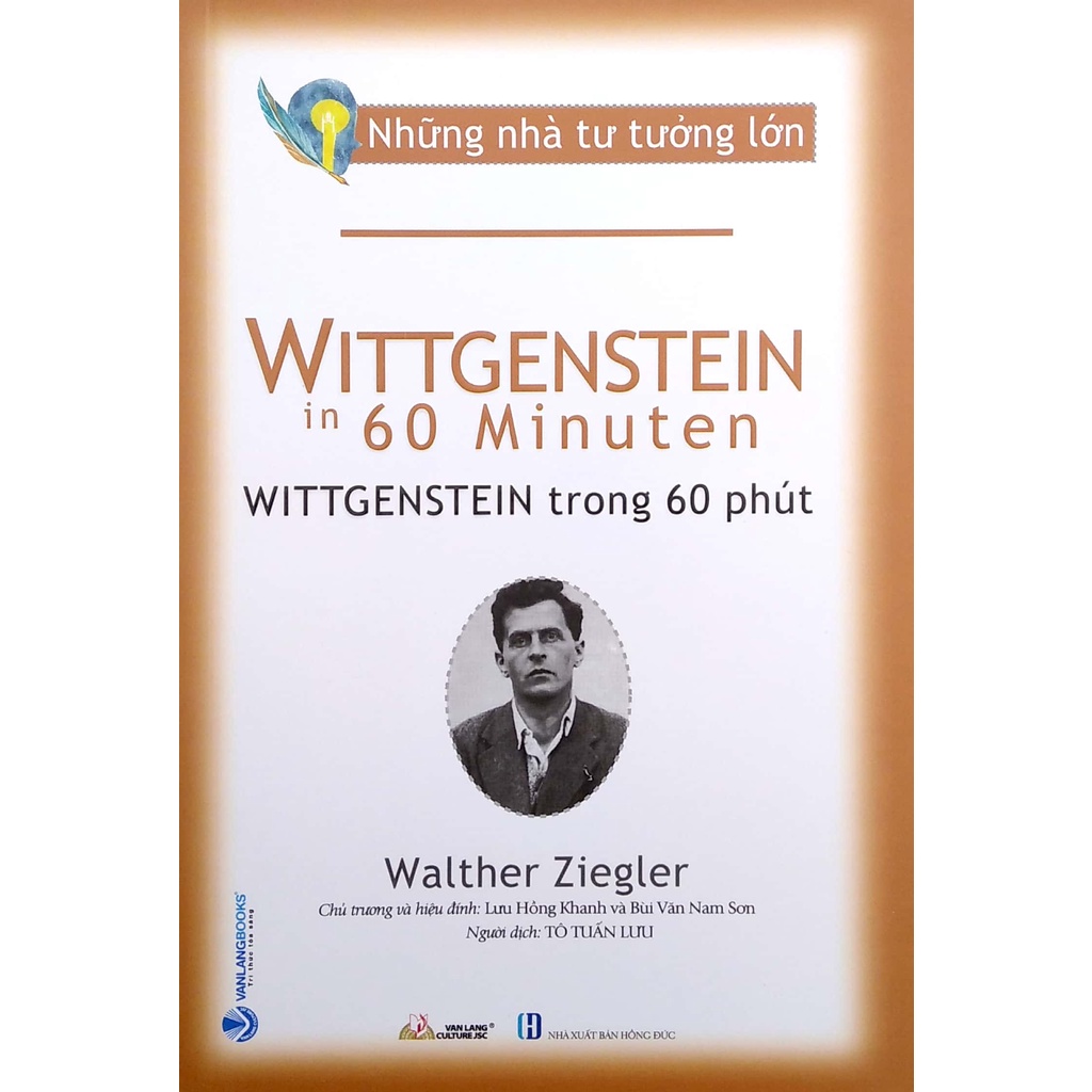 Sách -Những Nhà Tư Tưởng Lớn: Wittgenstein In 60 Minuten - Wittgenstein Trong 60 Phút - VLG