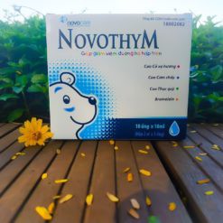 Novothym - Hỗ trợ phòng ngừa và giảm tình trạng viêm hô hấp, cảm cúm, giảm ốm vặt (10 ốngx10ml)