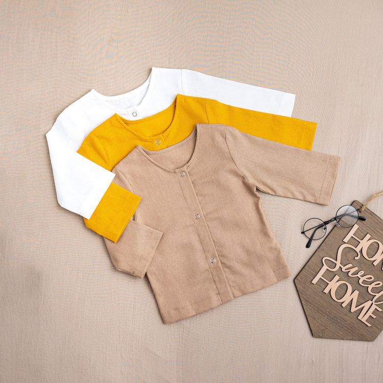 Quần Trẻ Em Unisex Linen Cao Cấp 3 Đậu Đậu