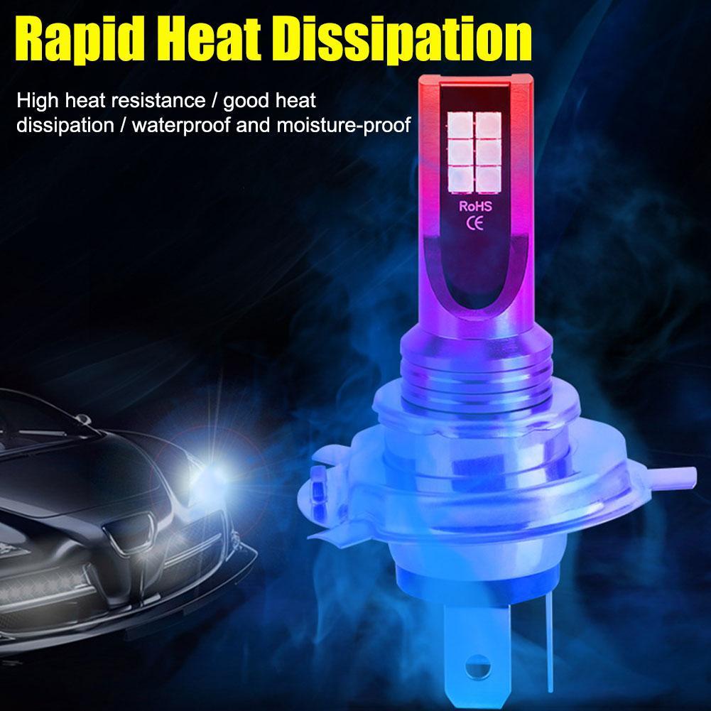 Đèn Pha Chống Sương Mù 3030-12LED DC12V-24V 24W H7H4 T2T1 Cho Xe Hơi