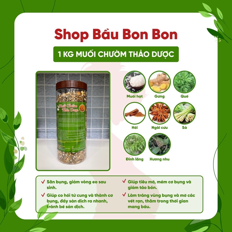 Combo muối chườm - túi chườm
