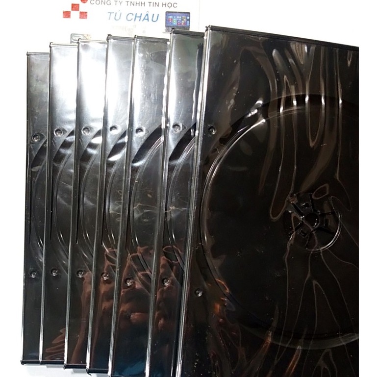 Hộp đựng đĩa CD, DVD nhựa đen